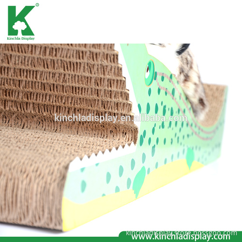 Cheap Crocodile Cardboard Material Cat Scratcher
